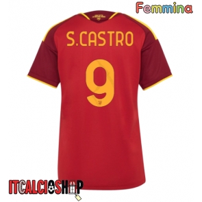 AS Roma Santiago Castro #9 Prima Maglia Femmina 2026-27 Manica Corta AS Roma Santiago Castro #9 Prima Maglia Femmina 2026-27 Manica Corta